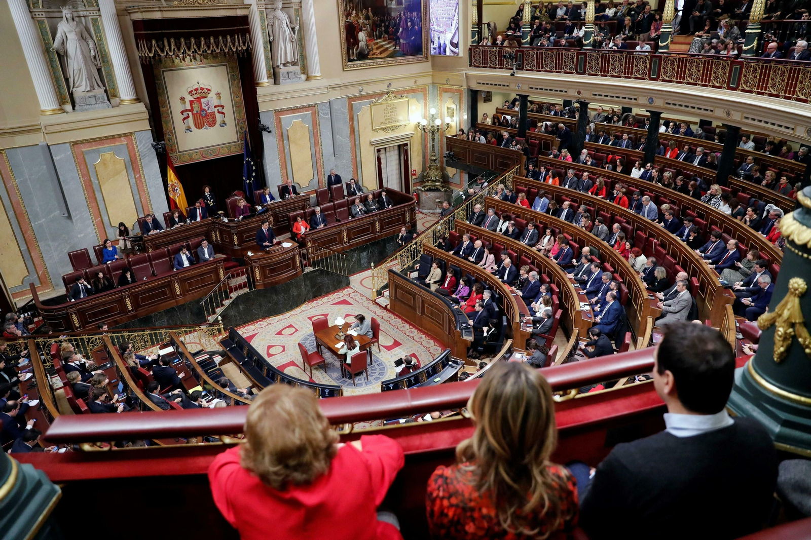 Las imágenes de la investidura de Pedro Sánchez