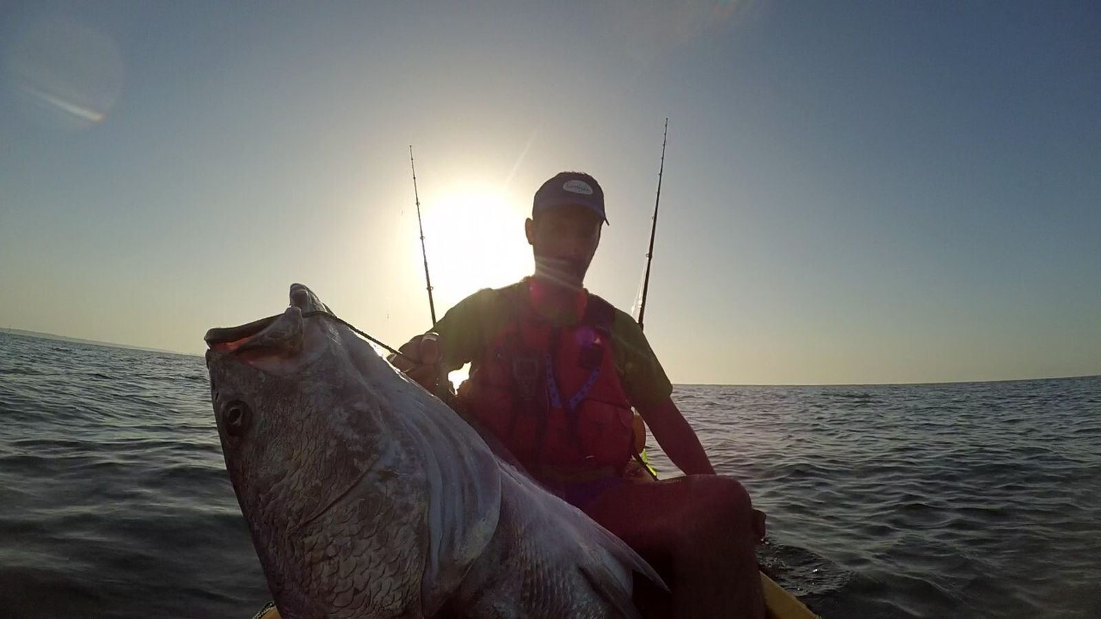 Pesca deportiva en káyak en Huelva