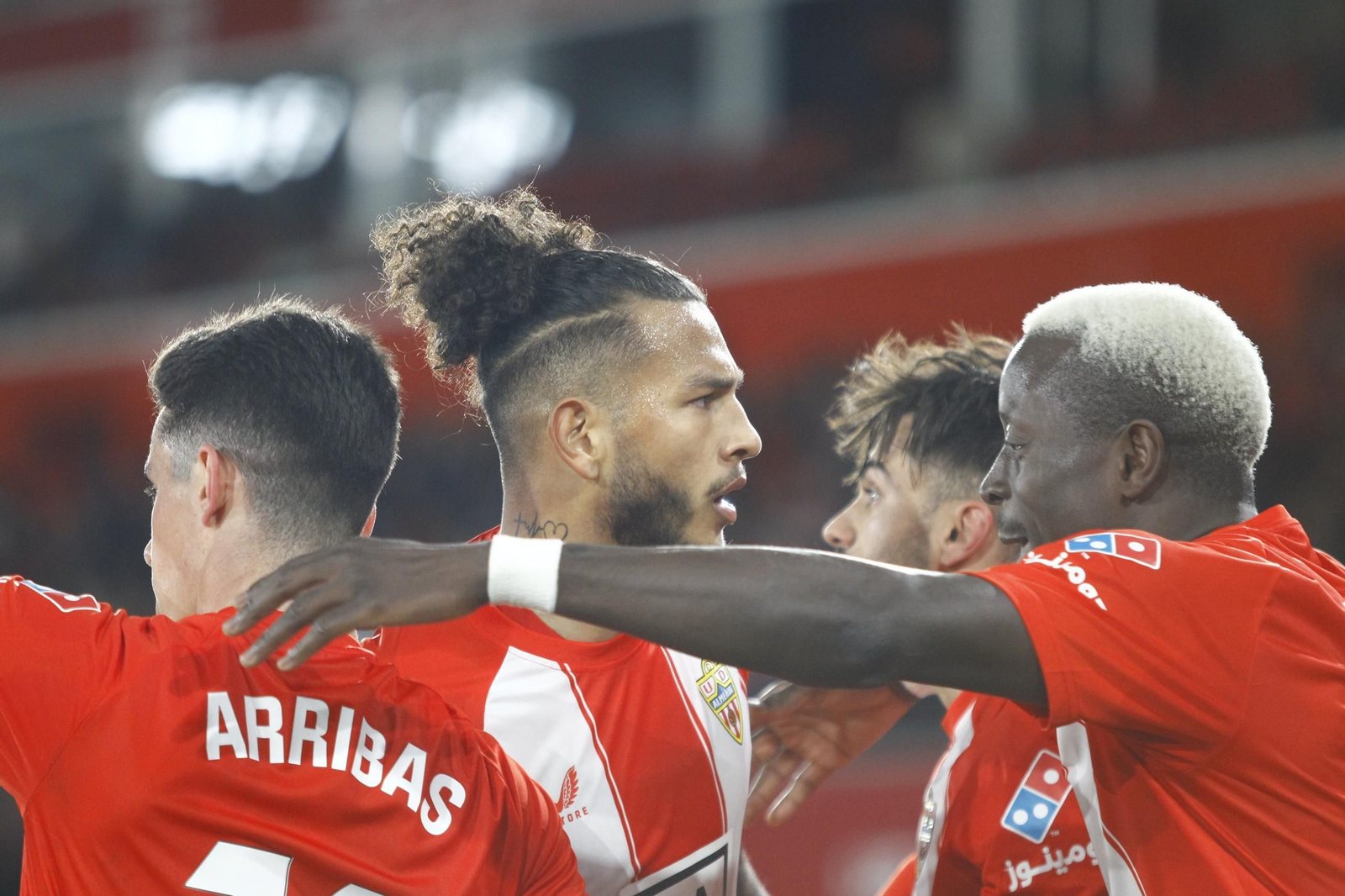 El partido U.D. Almería-C.D. Leganés de Copa del Rey, en imágenes