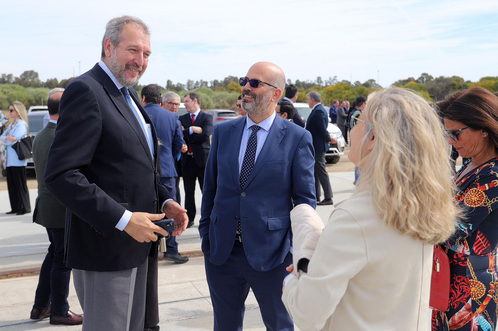 Imágenes de la inauguración de la ampliación norte del Muelle Sur del Puerto de Huelva
