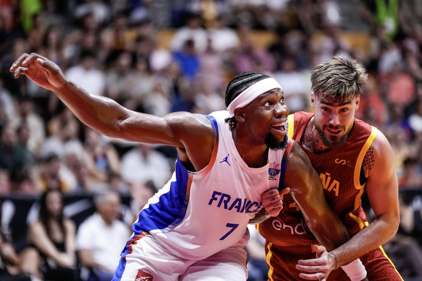 Las fotos del España - Francia de baloncesto