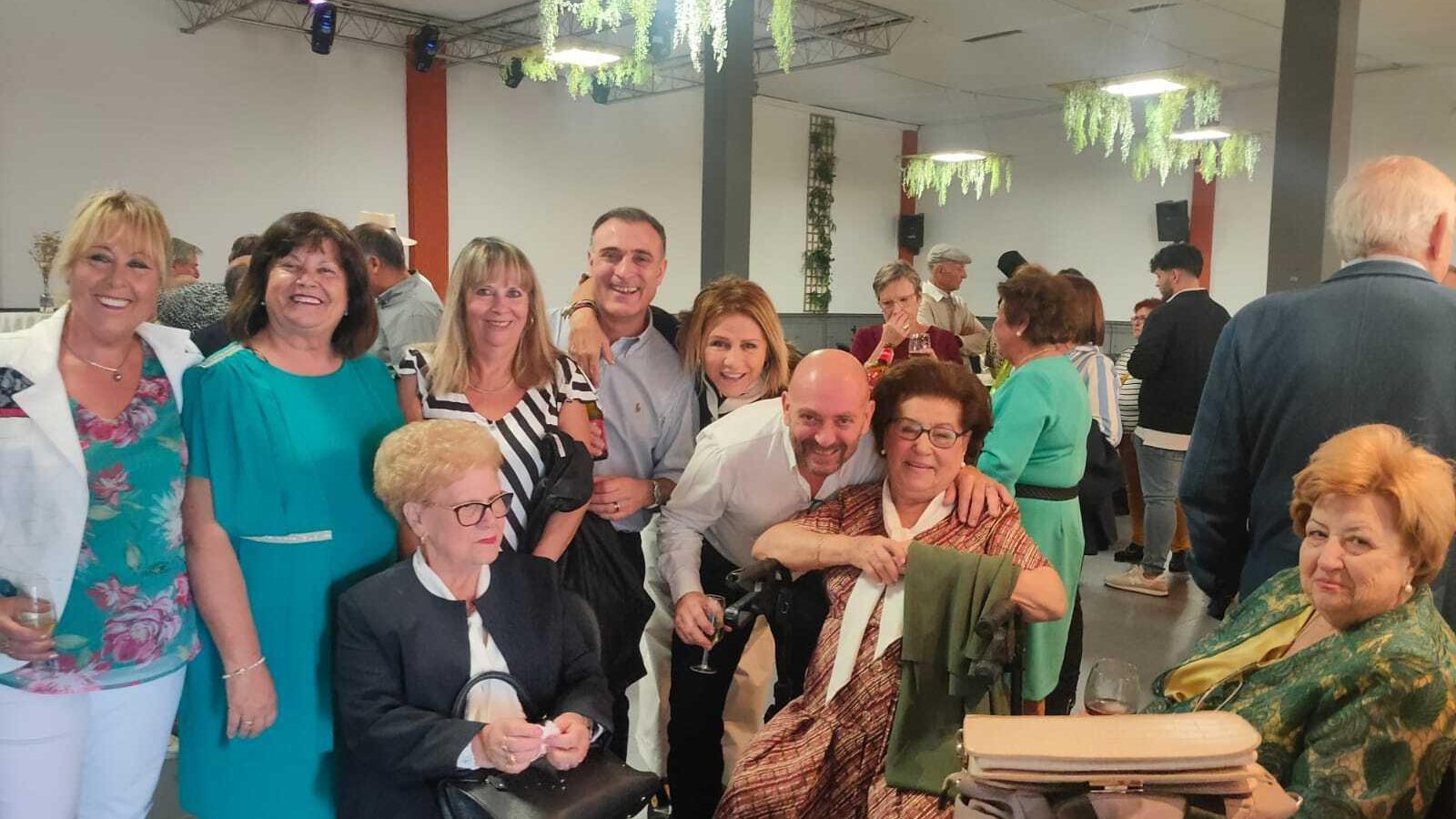 Un momento de la celebración de su 90 cumpleaños.