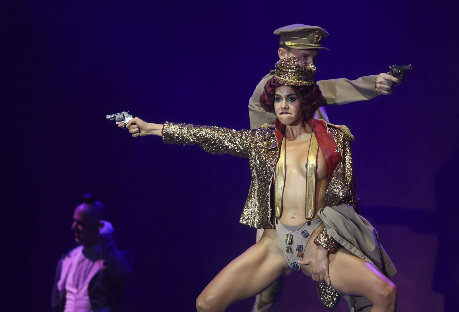 El estreno del espectáculo 'The Hole X' en Málaga, en fotos