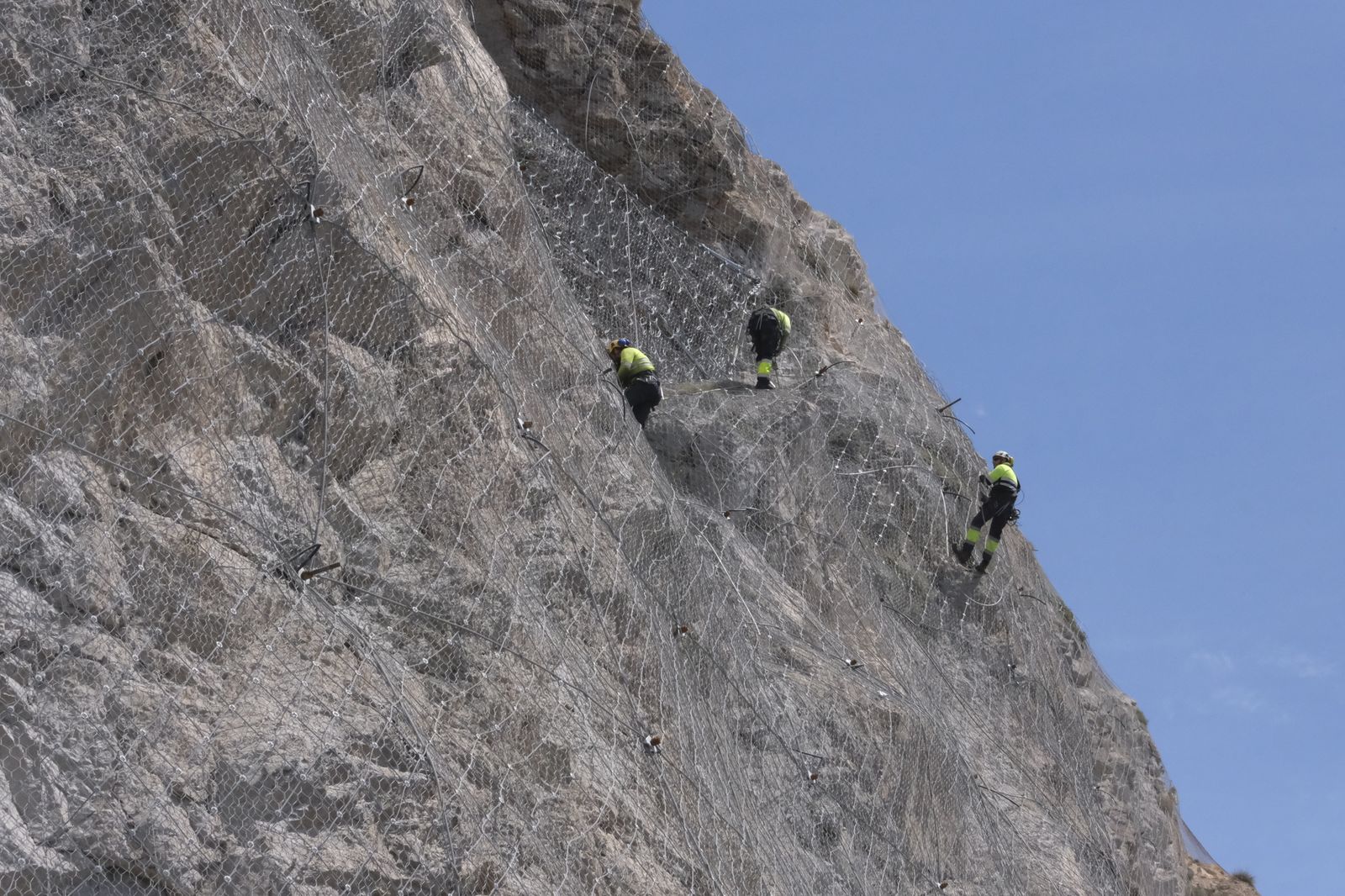 Fotogalería visita obras carretera El Cañarete-Almería-Aguadulce