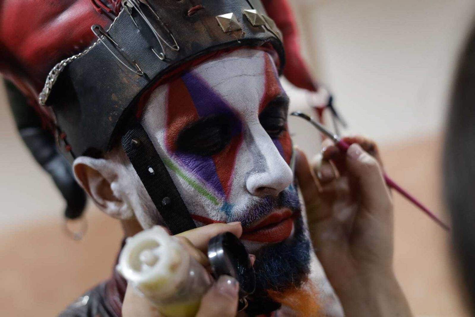 El ambiente en camerinos