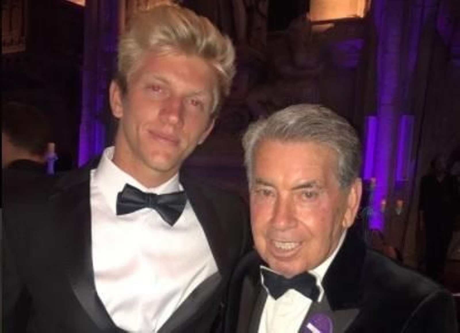 Alejandro Davidovich y Manolo Santana.