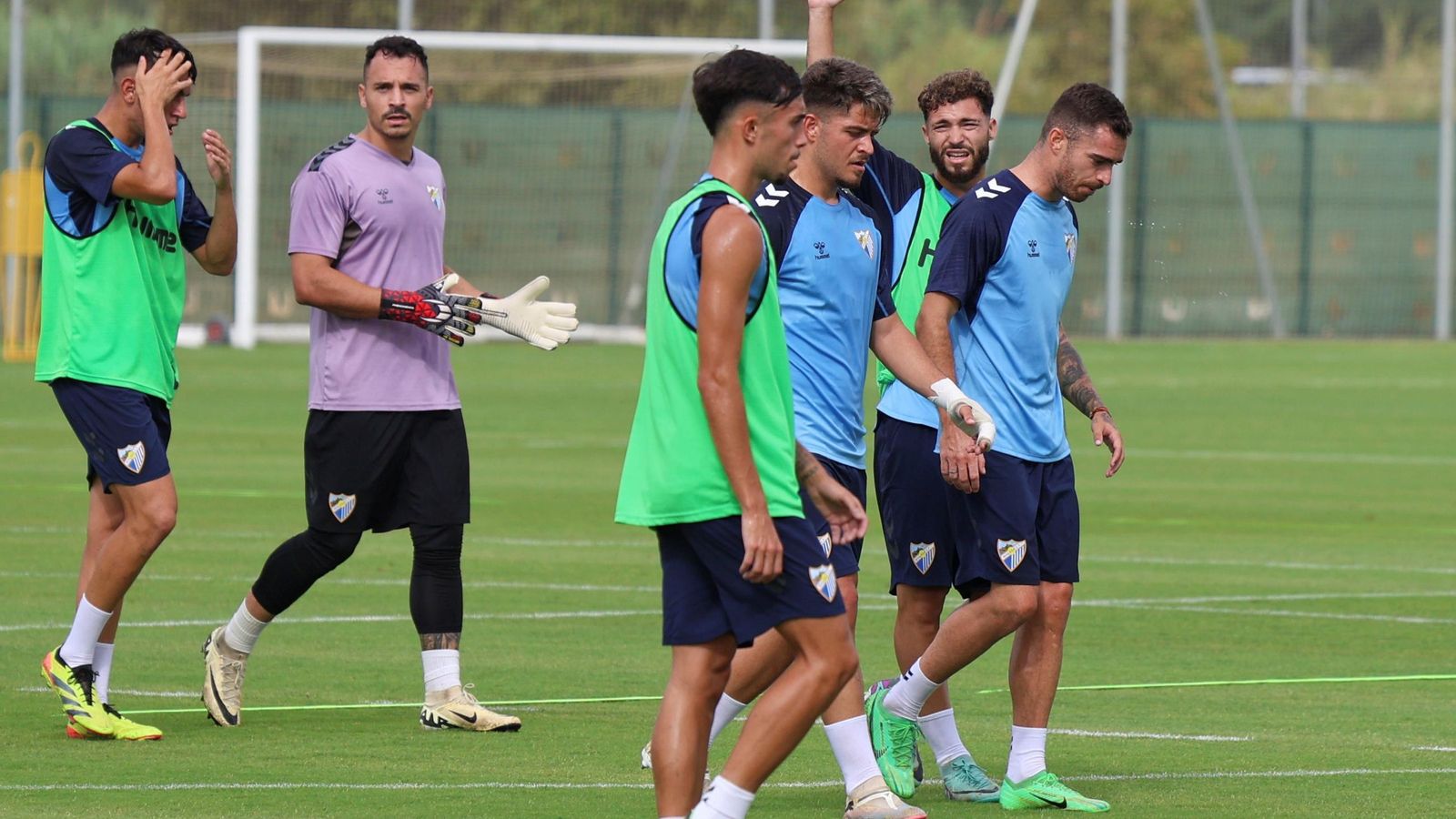 El Málaga CF prueba la Ciudad Deportiva de Arraijanal