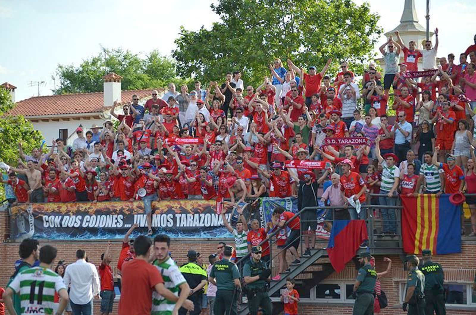La afición del Tarazona es una de las más fieles en Tercera División.