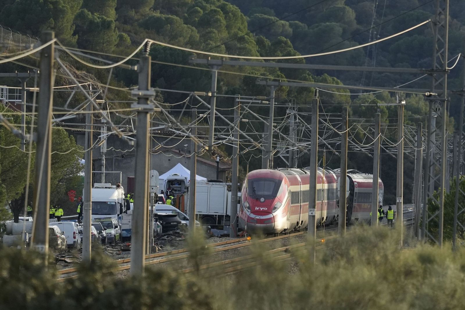 Así han quedado los trenes siniestrados en Adamuz