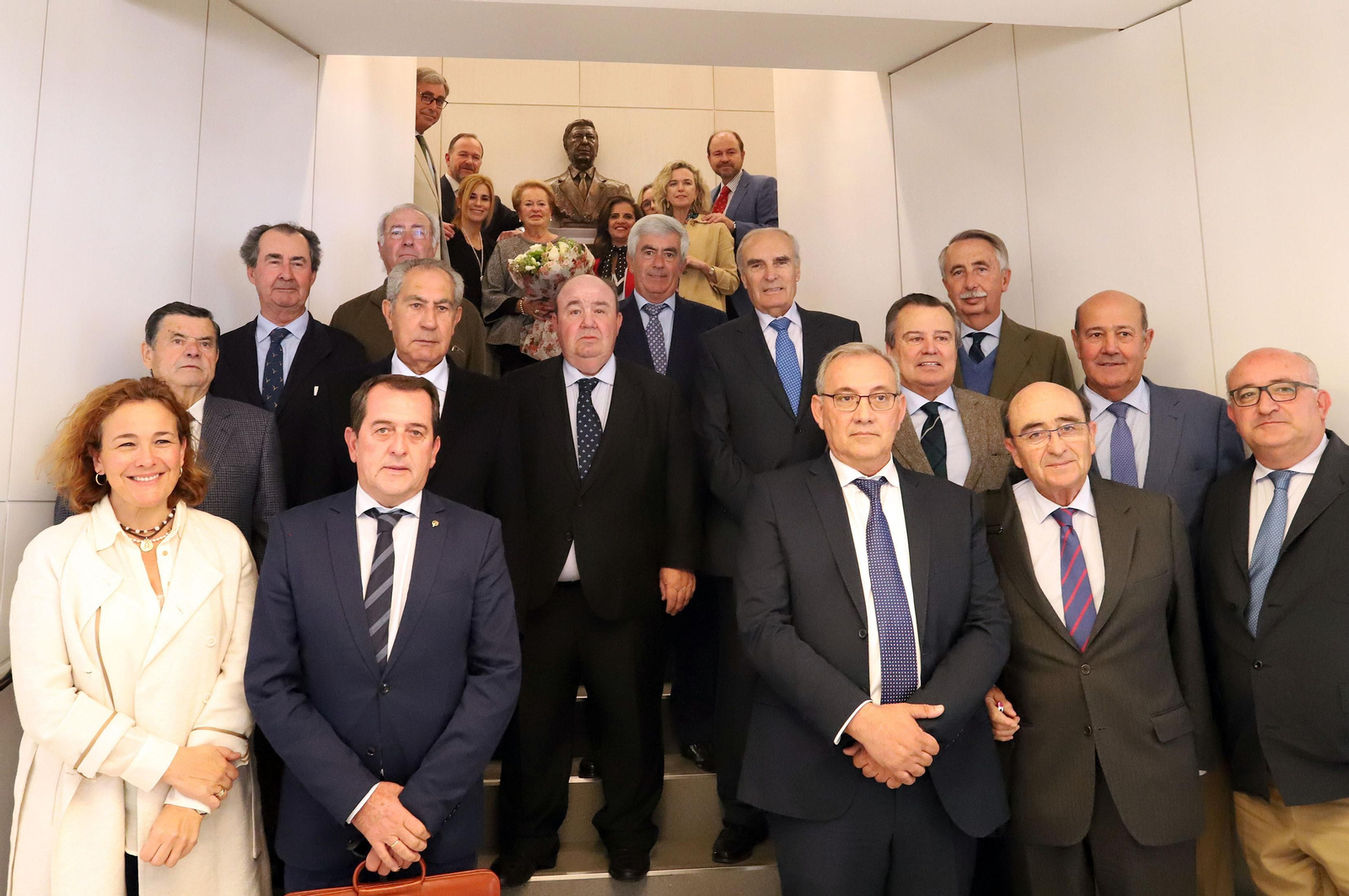 Acto homenaje a Don José Luis García Palacios en la Caja Rural del Sur, en imágenes