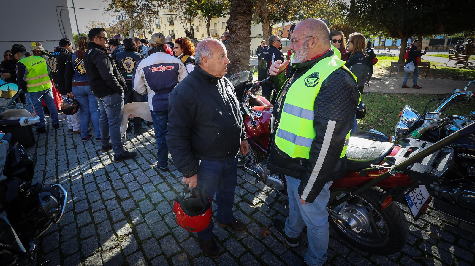Búscate en la gran motorada solidaria celebrada en Jerez