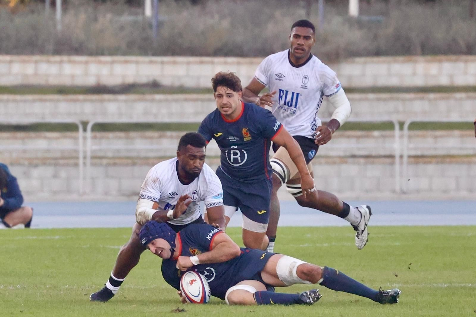España-Fiyi de rugby en Málaga, en fotos