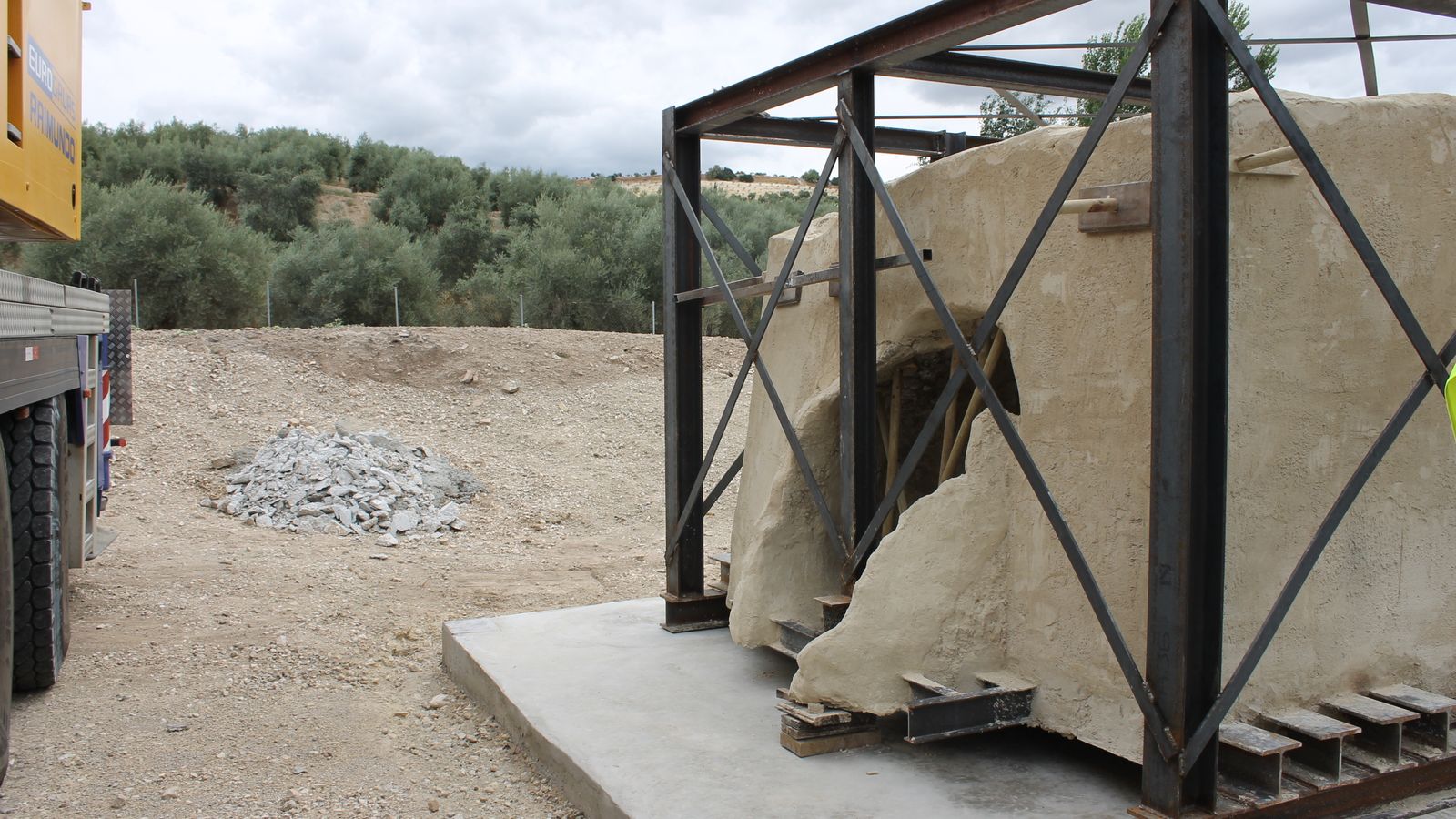 El horno romano en Los Tejares.