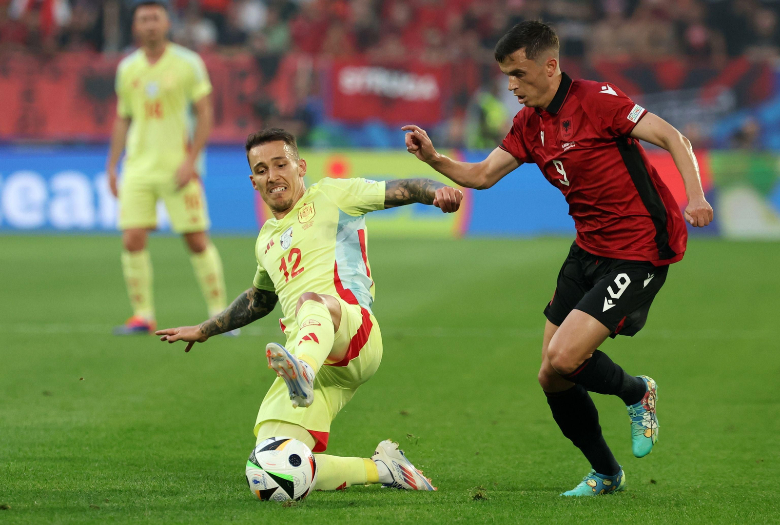 Las fotos del Albania - España