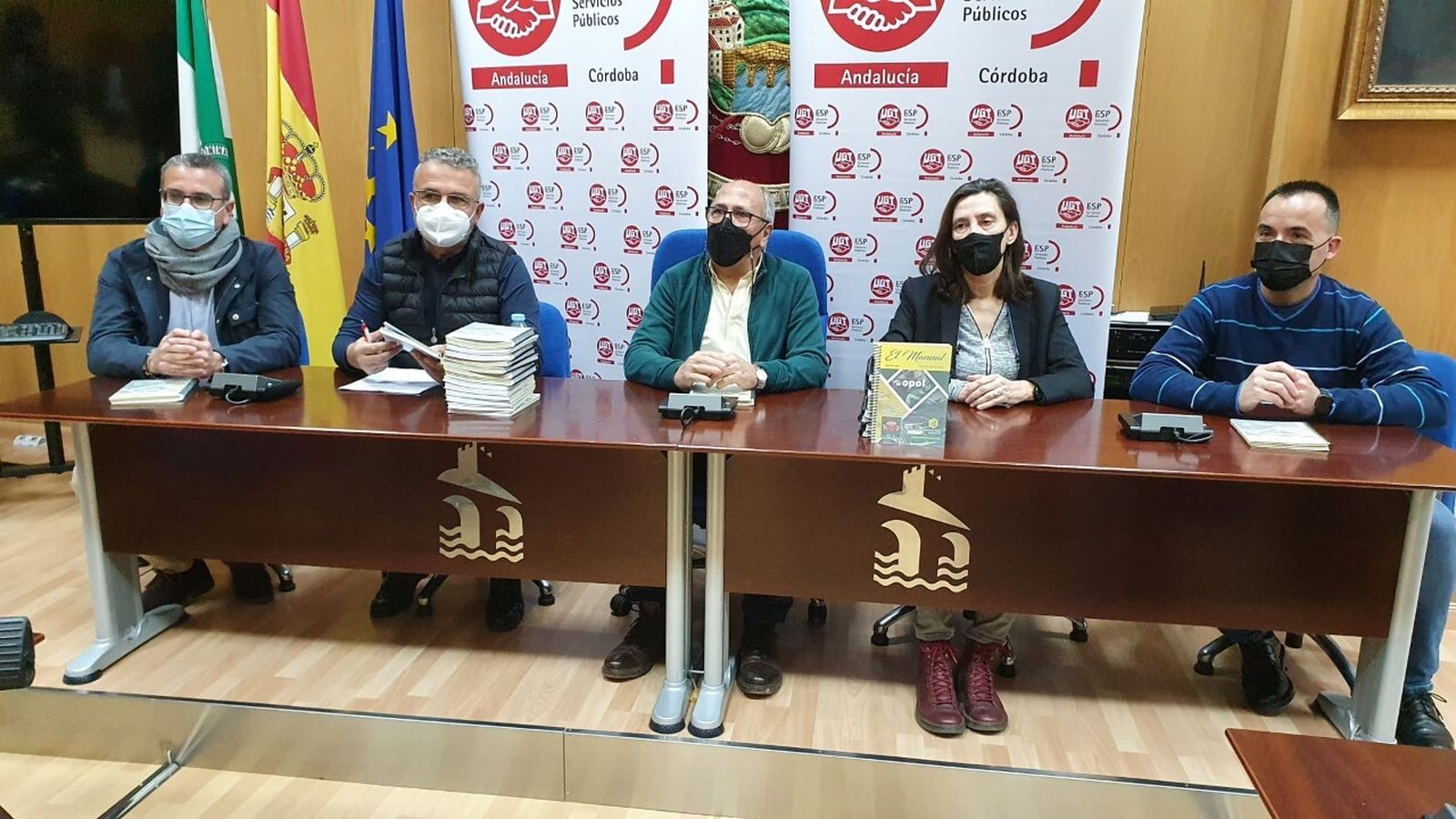 Rueda de prensa de los representantes de la Policía Local de Puente Genil.