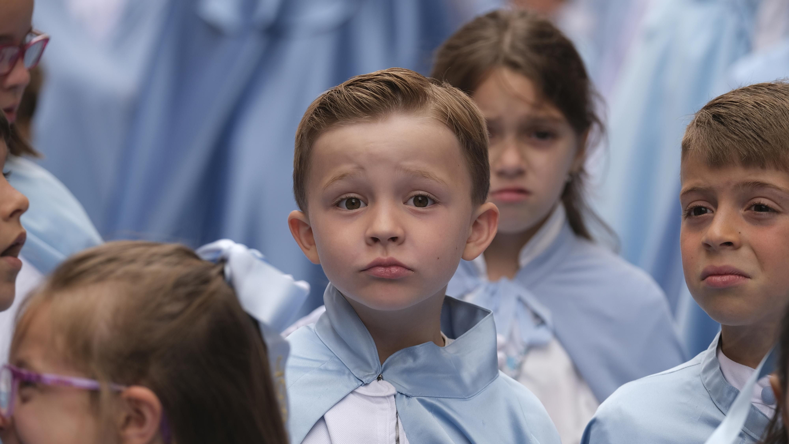 La procesión de Los Ángeles en Almería, en imágenes