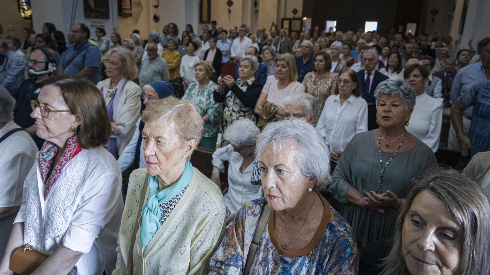 Las imágenes de la función votiva a la Patrona de Cádiz en Santo Domingo.
