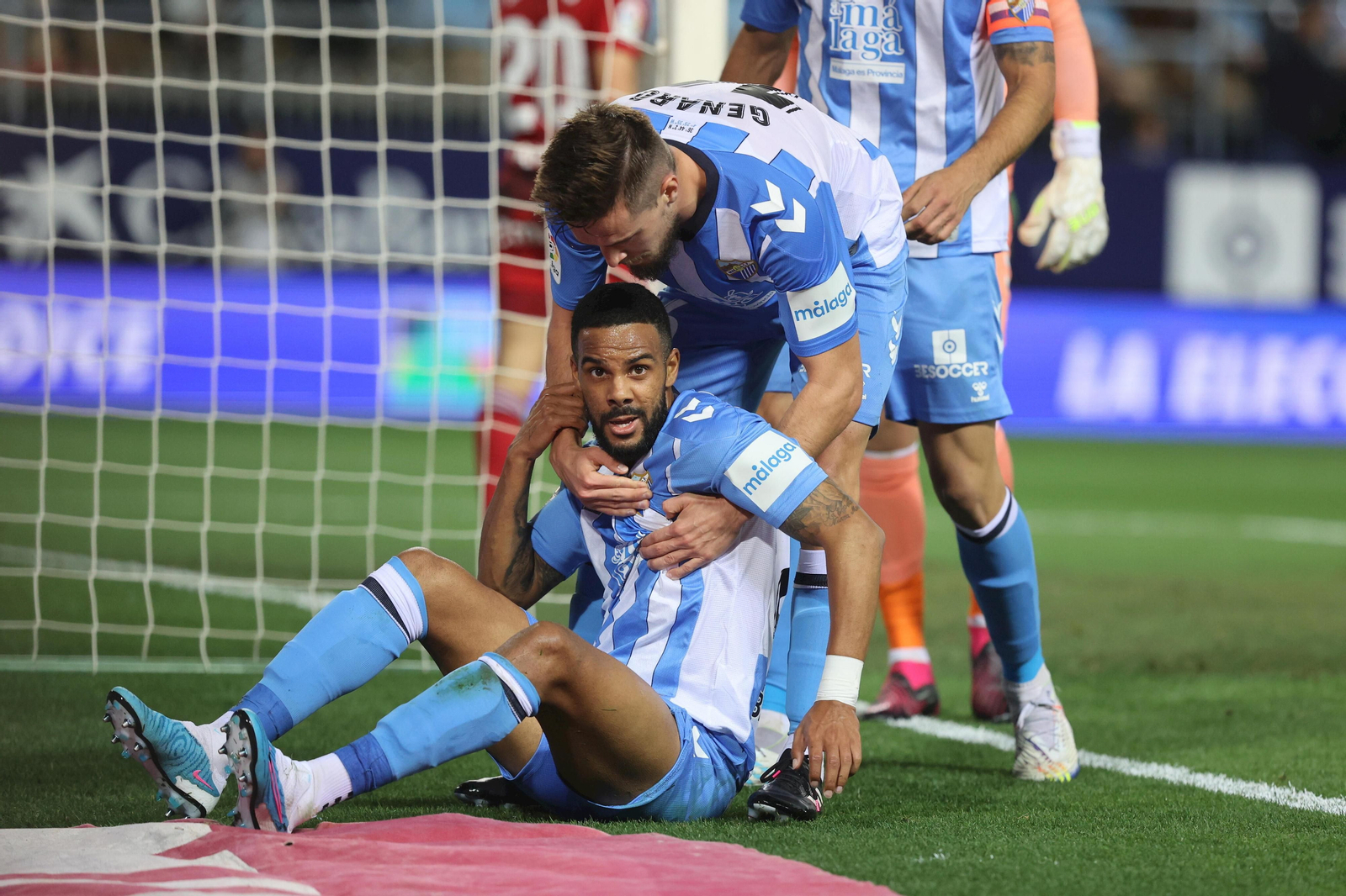 El Málaga CF-Zaragoza, en fotos