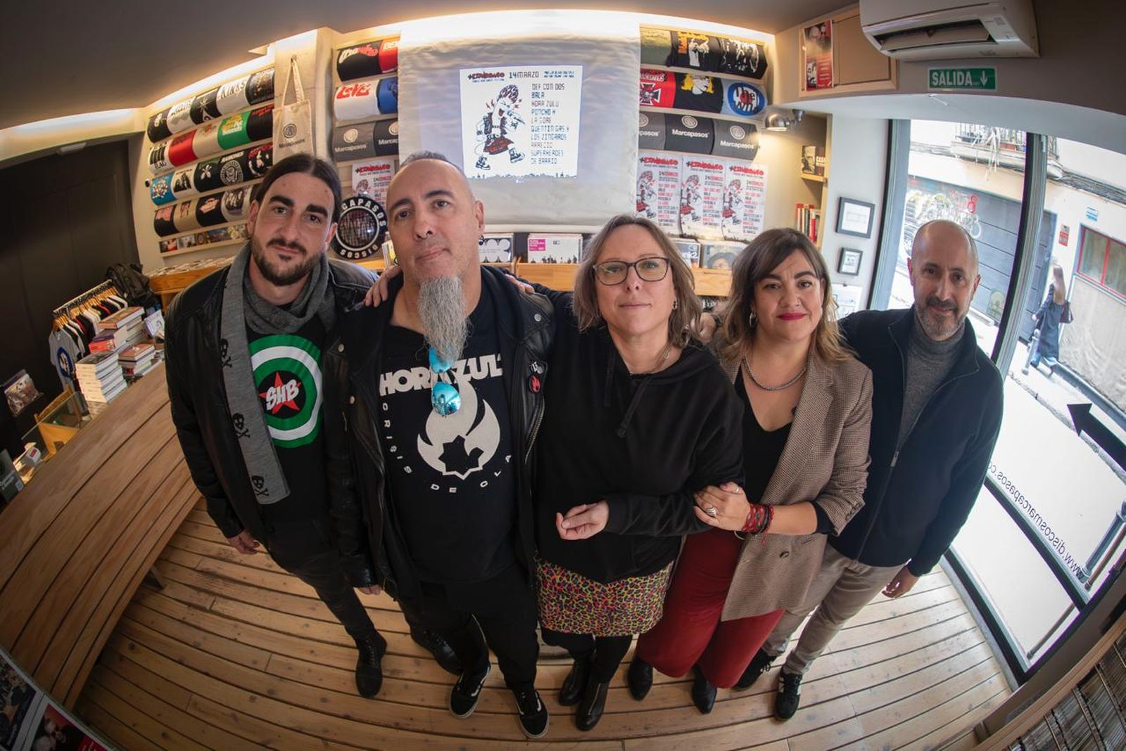Fotografía de la presentación del festival en discos Marcapasos.