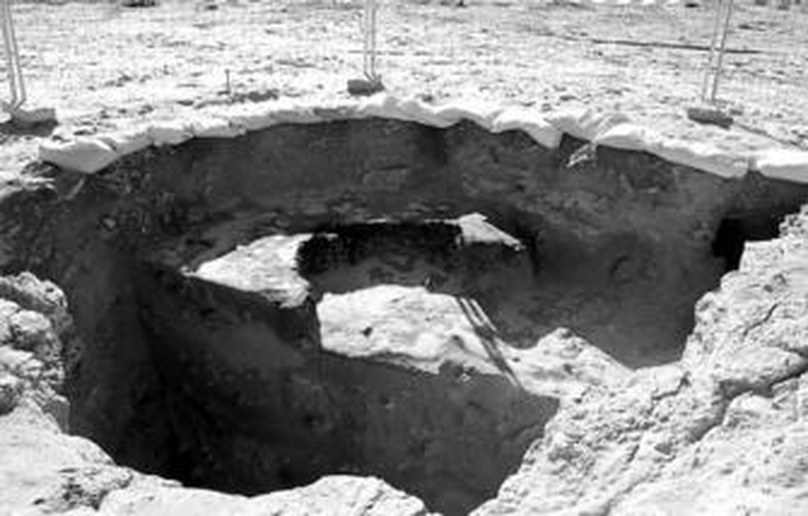 Uno de los enterramientos del Bronce Antiguo localizados en la zona.