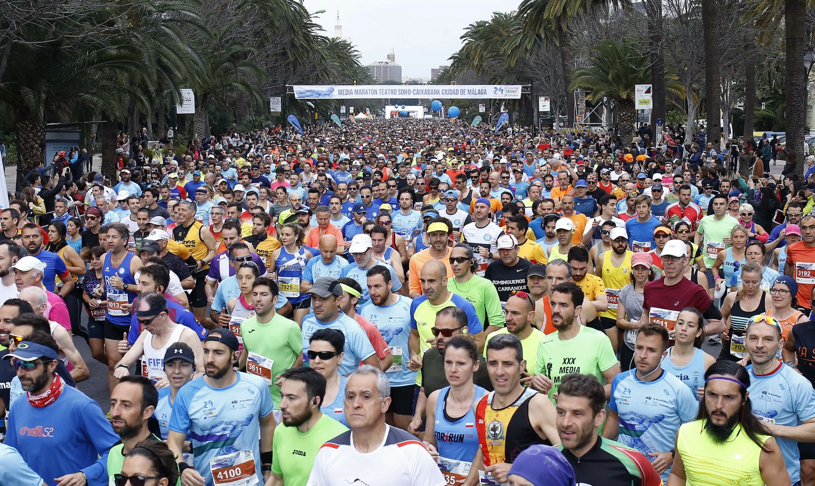 Las imágenes de la 29ª edición de la Media Maratón de Málaga