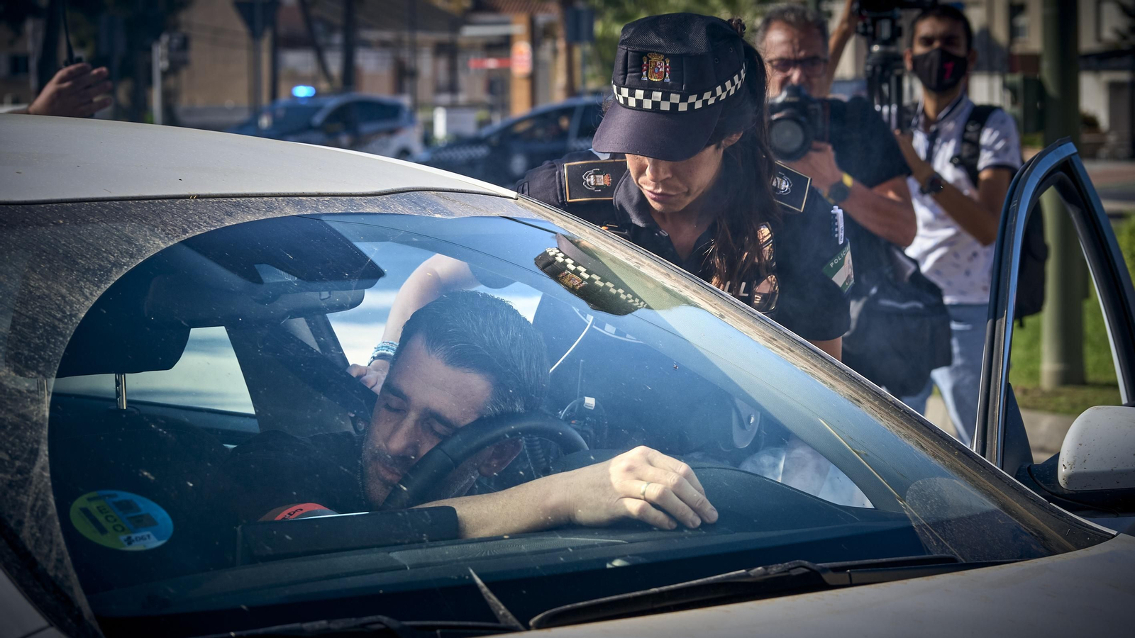 Simulacro de accidente del tranvía en San Fernando