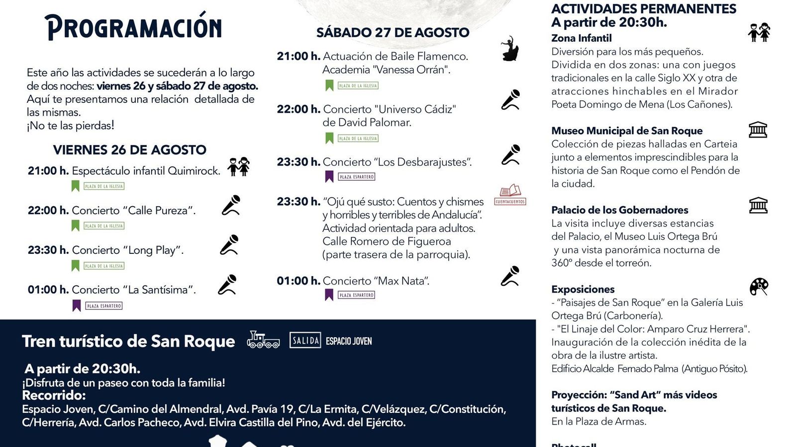Actividades de la Noche Blanca de San Roque