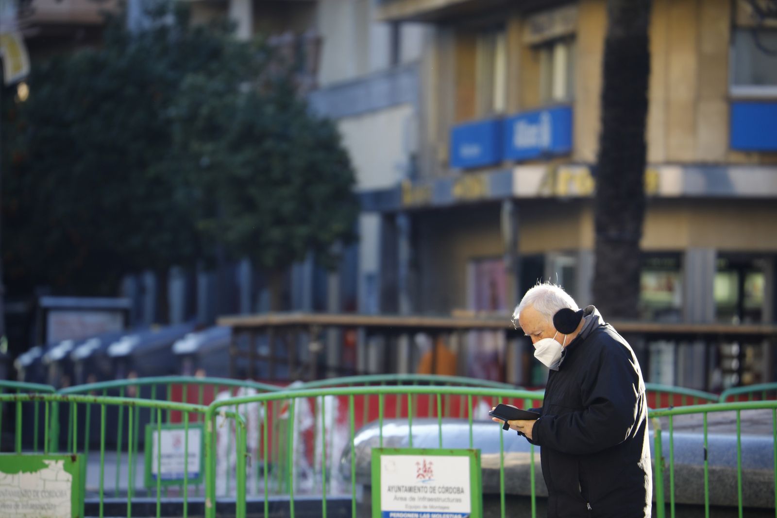 Las fotos de una gélida mañana en Córdoba con aviso amarillo por frío