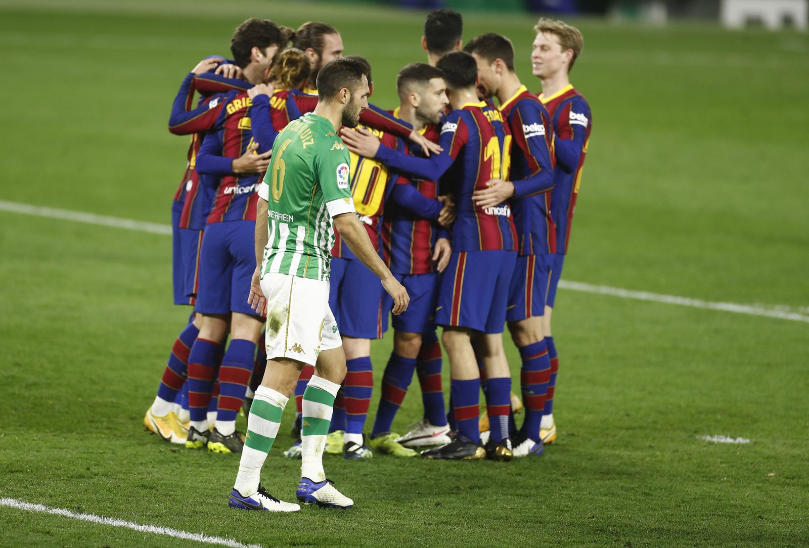 Una imagen del último Betis-Barcelona.