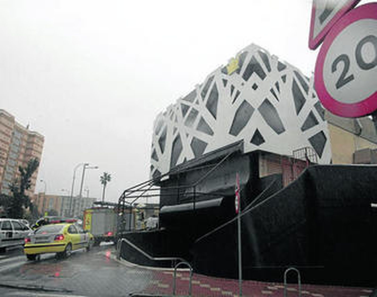Fotografía de la nueva discoteca, durante la inspección de Bomberos del jueves.