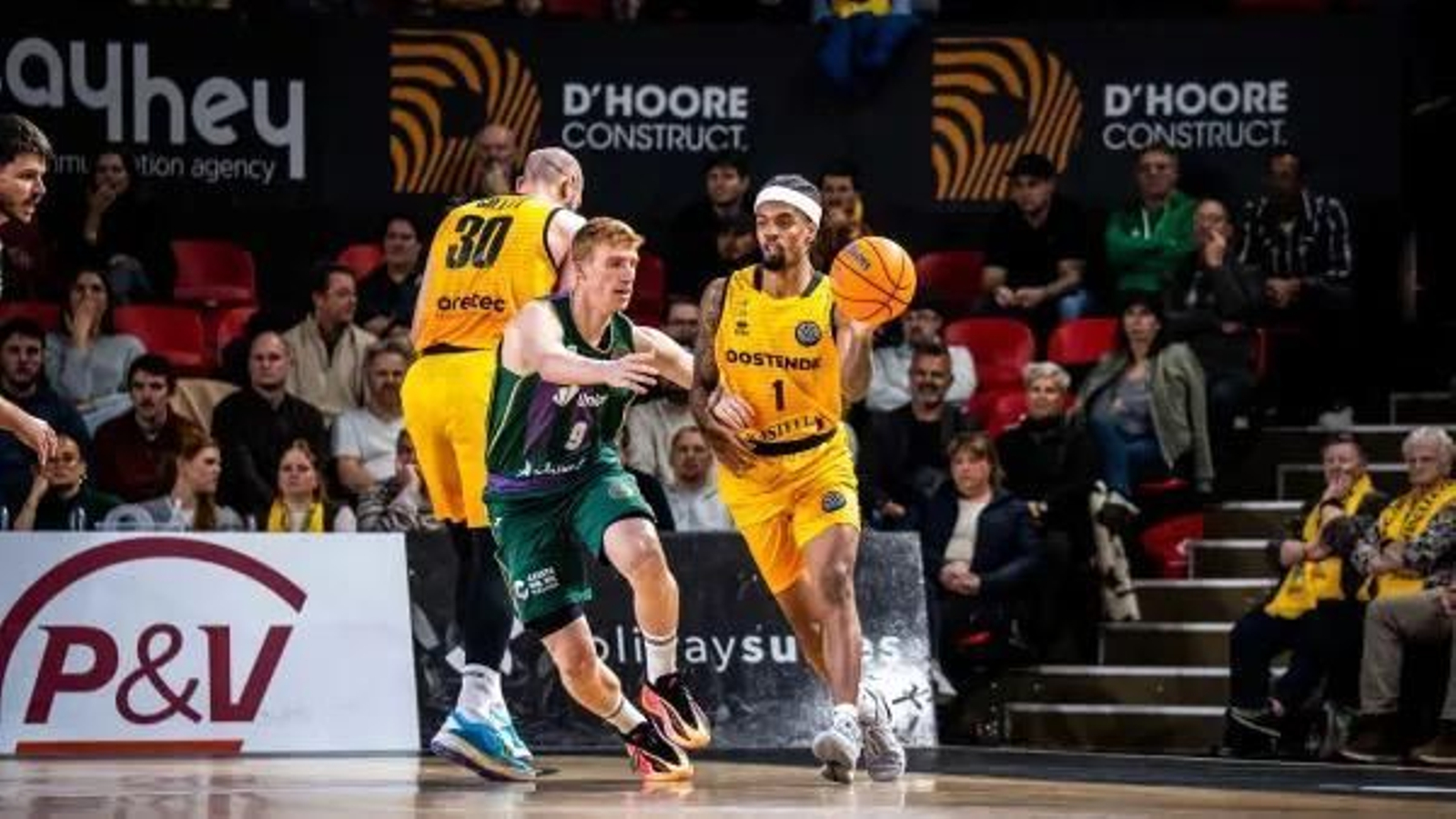 El Filou Oostende-Unicaja, en fotos