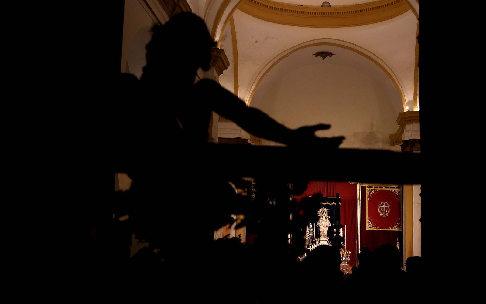 Imágenes del Vía Crucis oficial del Consejo Local de Hermandades y Cofradías de Algeciras