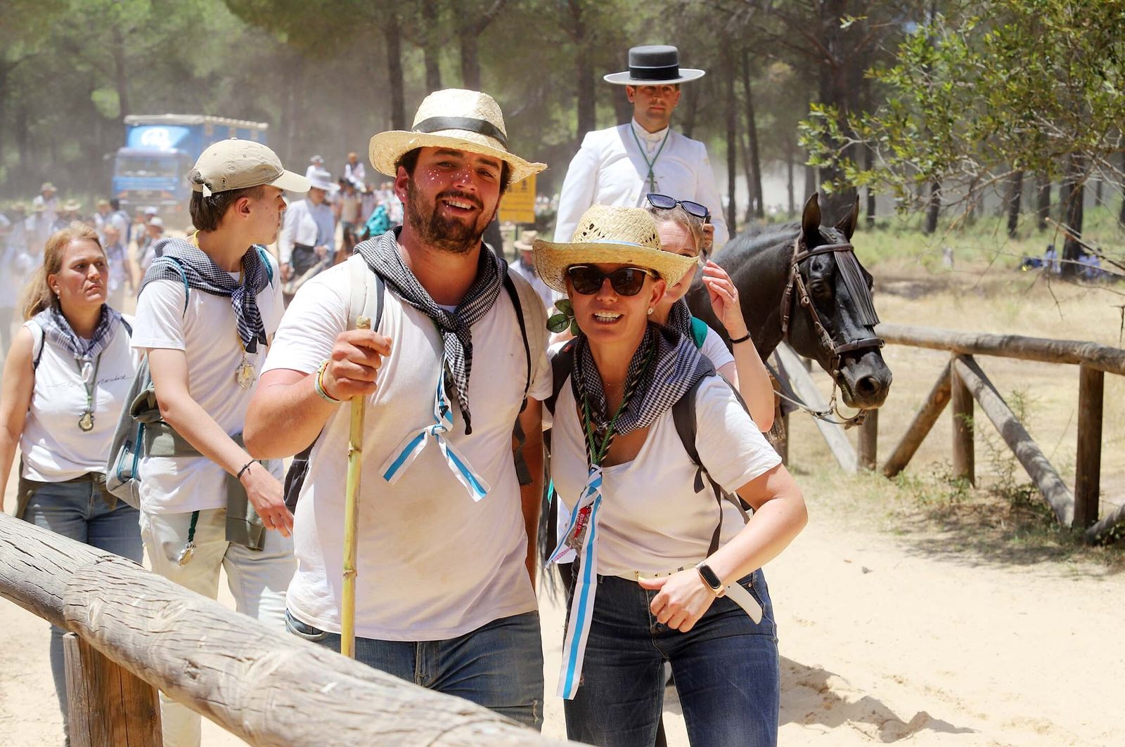 Todos los peregrinos de la Hermandad de Huelva, en imágenes