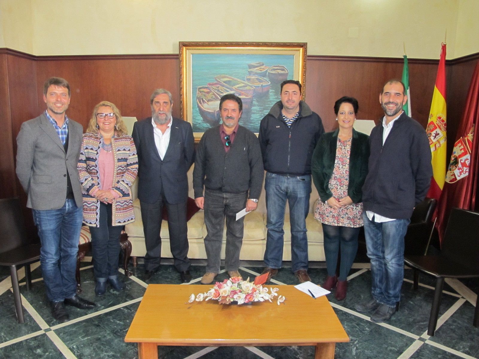 El alcalde recibió a los emisarios de los Reyes Magos de Oriente