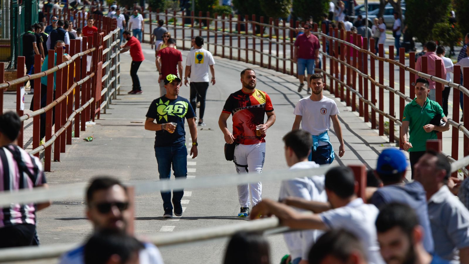 Fotos del encierro del sábado del Toro Embolao en Los Barrios