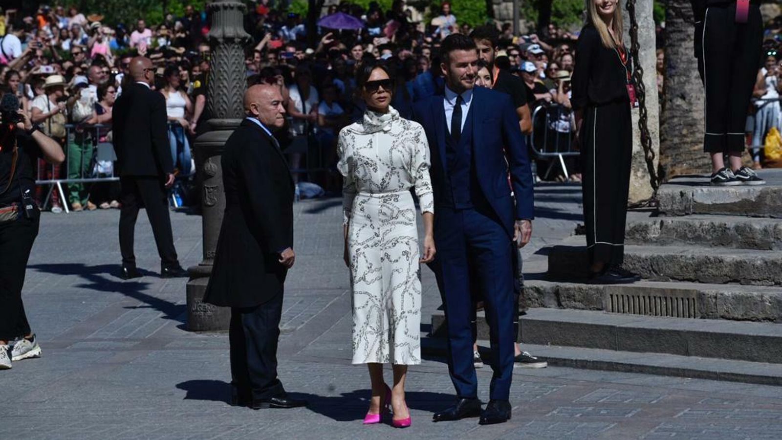 Victoria y David Beckham