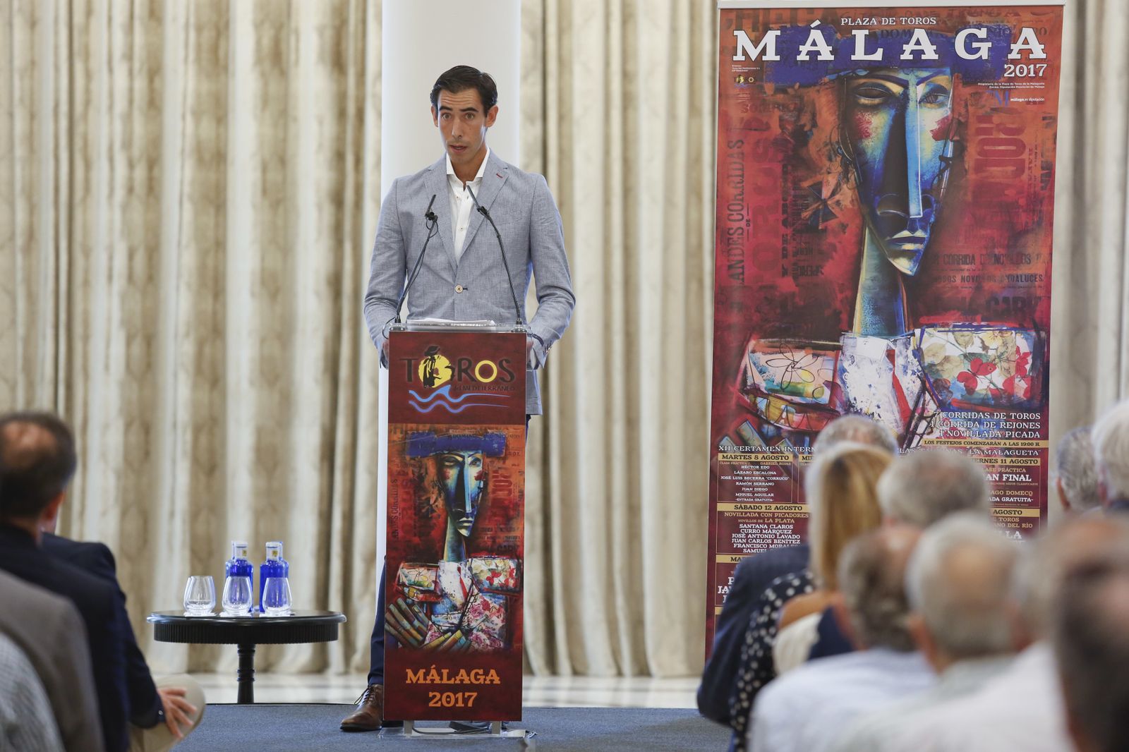 Jiménez Fortes, en la presentación del cartel