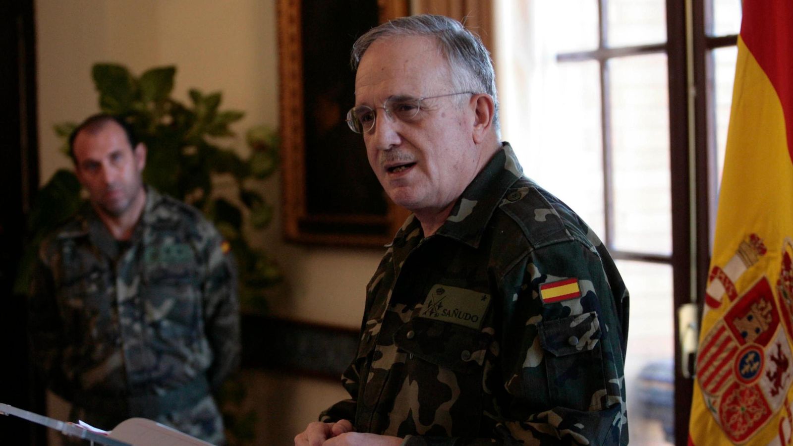 Virgilio Sañudo, durante su época como jefe de la Fuerza Terrestre.