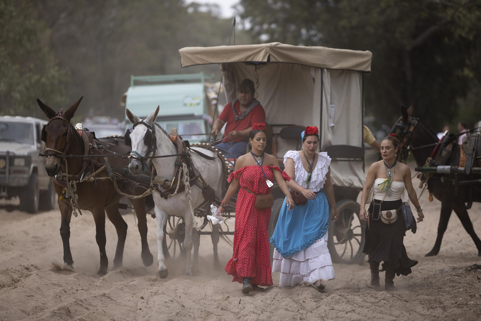 Las hermandades del Rocío en la Raya Real, todas las fotos