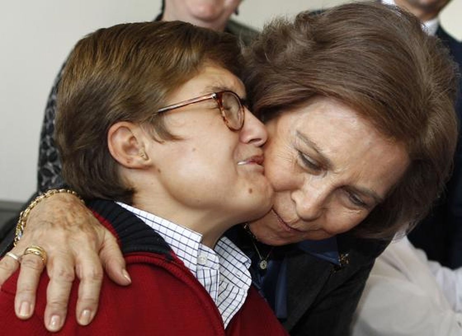 La Reina Doña Sofia inaugura el primer centro de atención a personas sordociegas.

Foto: Antonio Pizarro