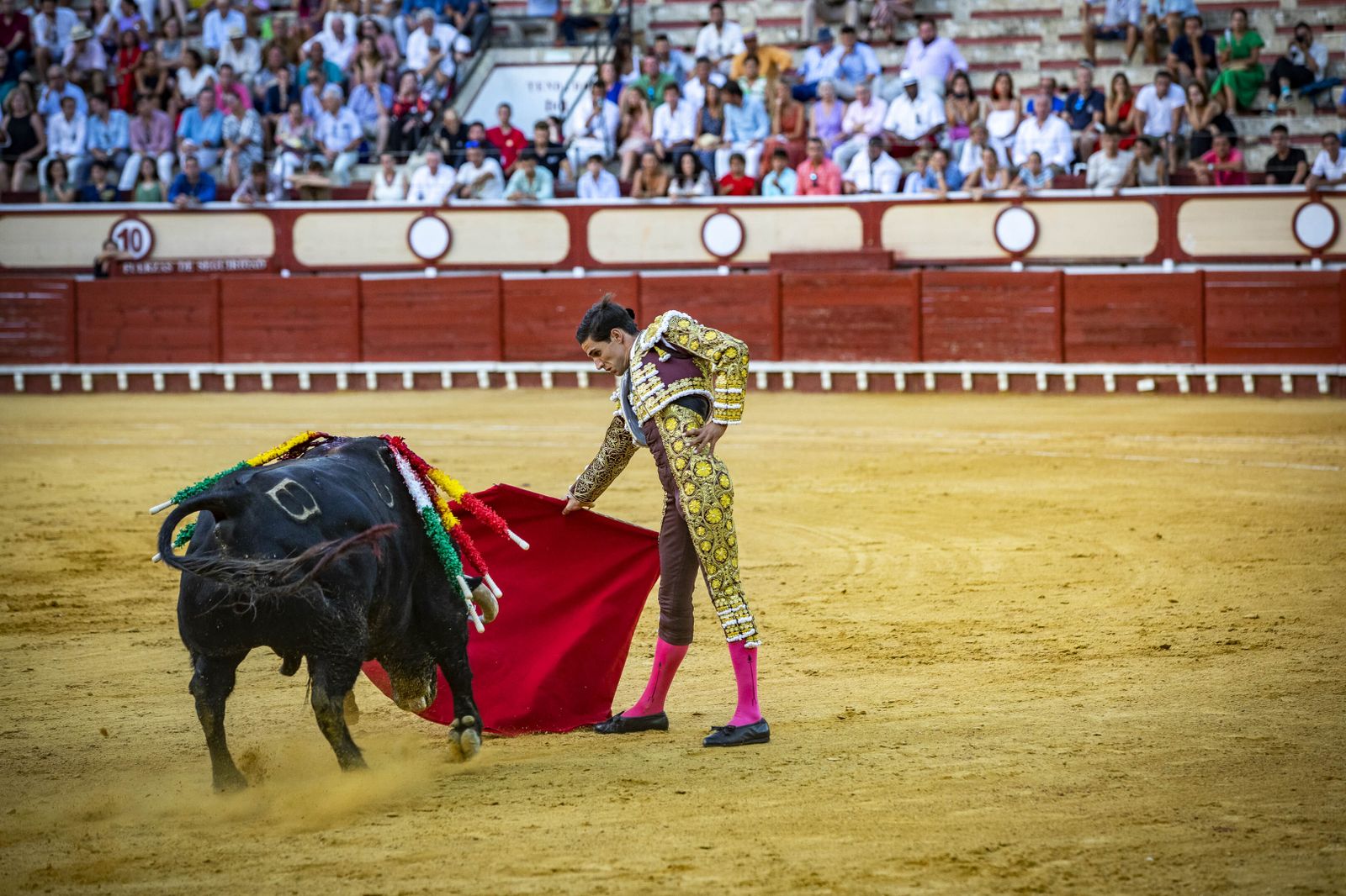Daniel Crespo, Manzanares y Juan Ortega, en la plaza de toros de El Puerto