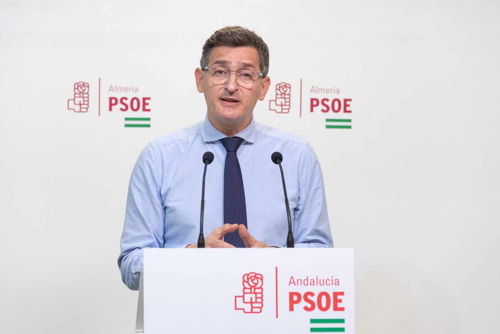 José Luis Sánchez Teruel, secretario general del PSOE de Almería