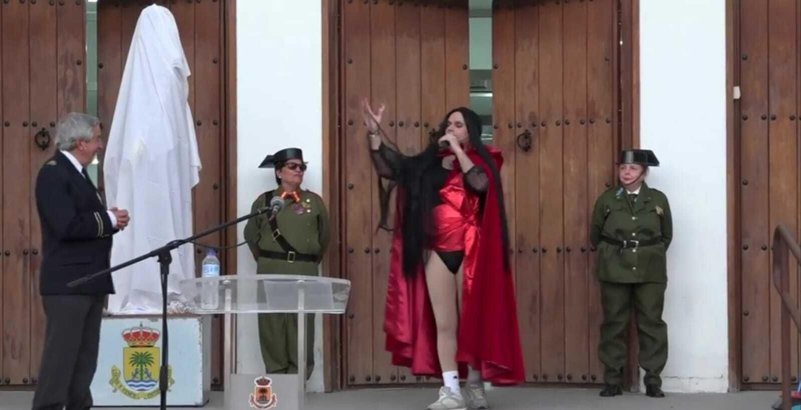 'Rosalía', durante el pregón en Palma del Río.