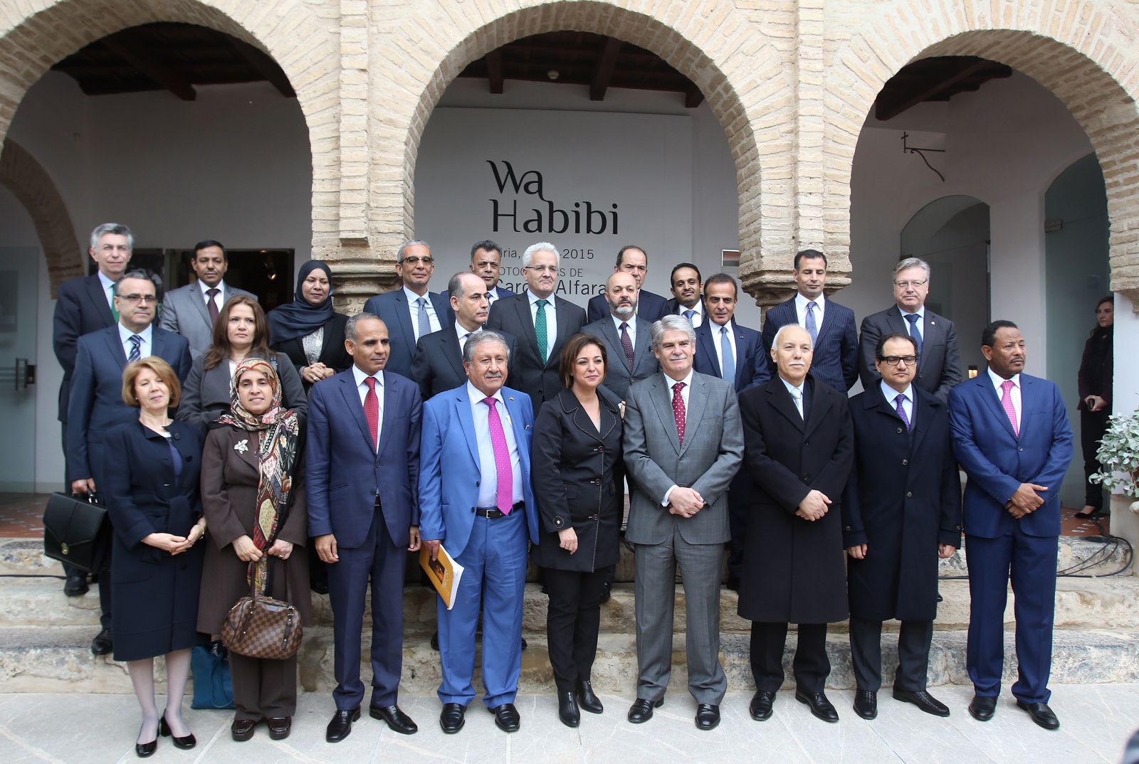 La visita de los embajadores de los países árabes al X aniversario de la casa árabe
