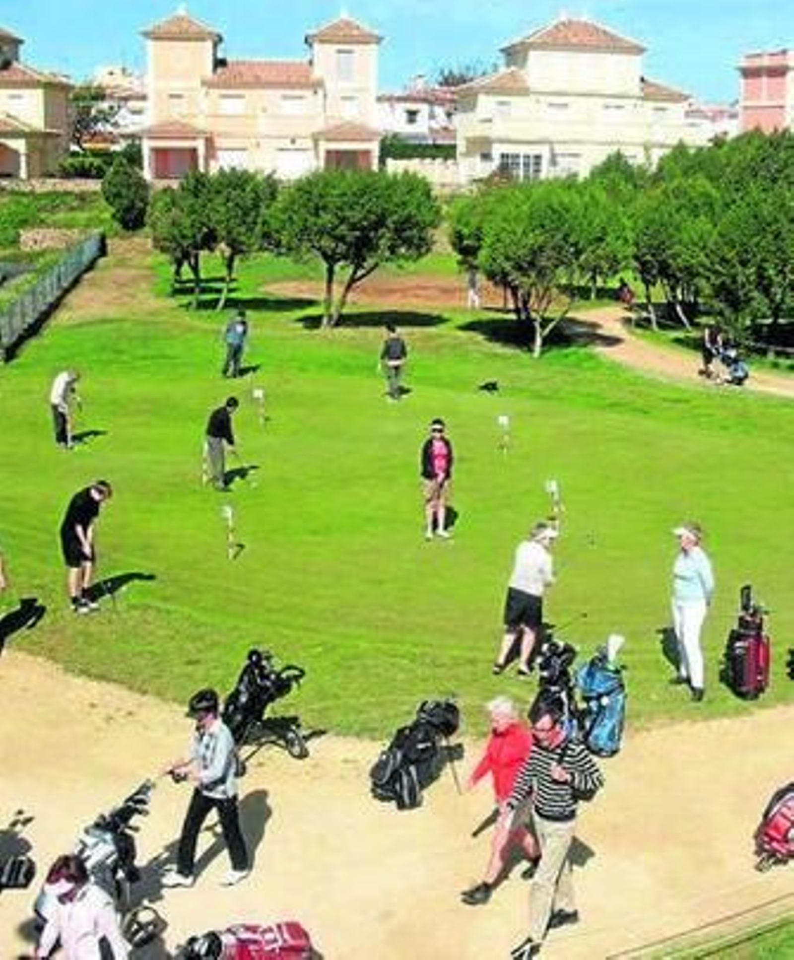 Instalaciones del campo Dunas de Doñana de Matalascañas.
