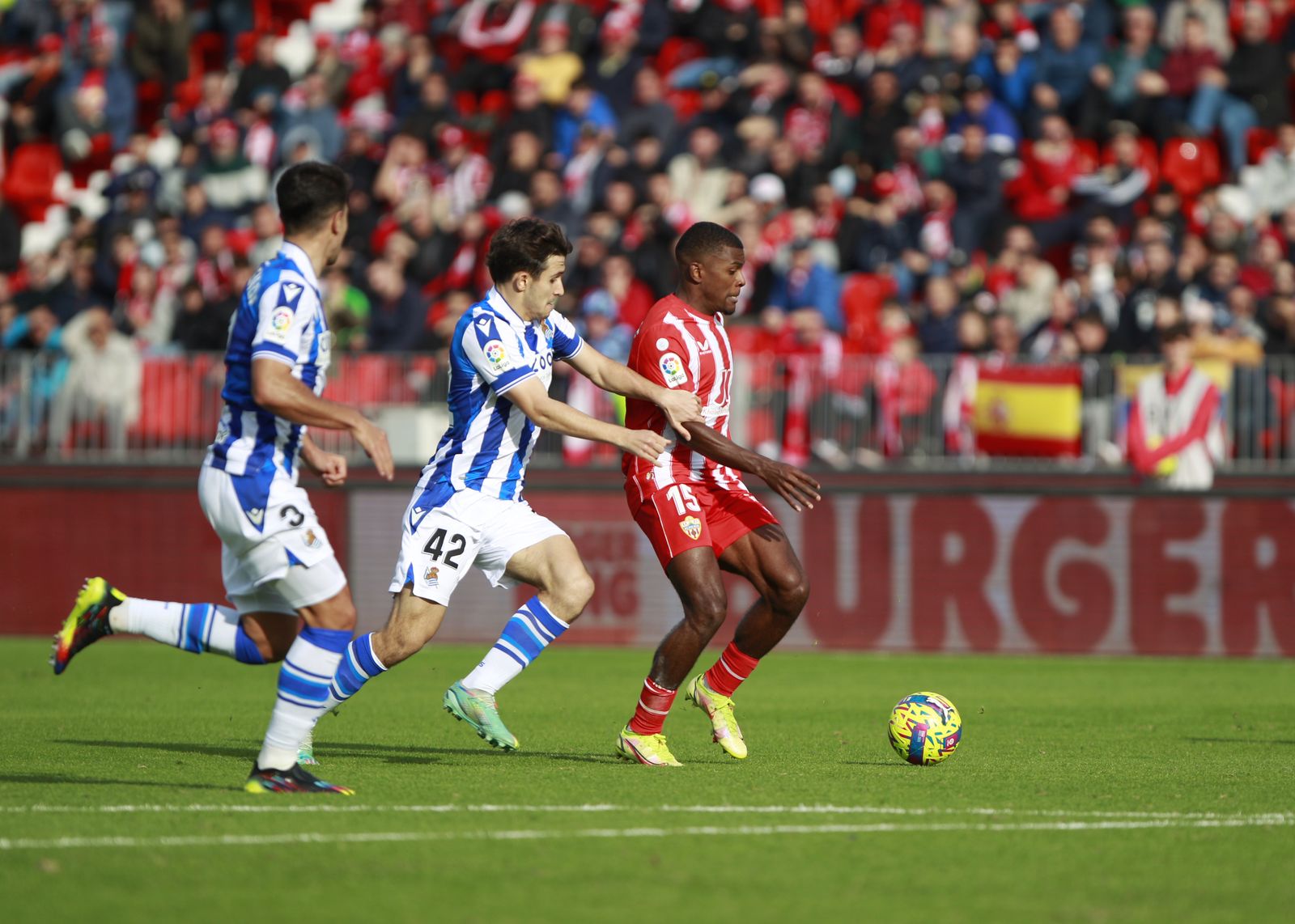Imágenes del partido U.D. Almería-Real Sociedad
