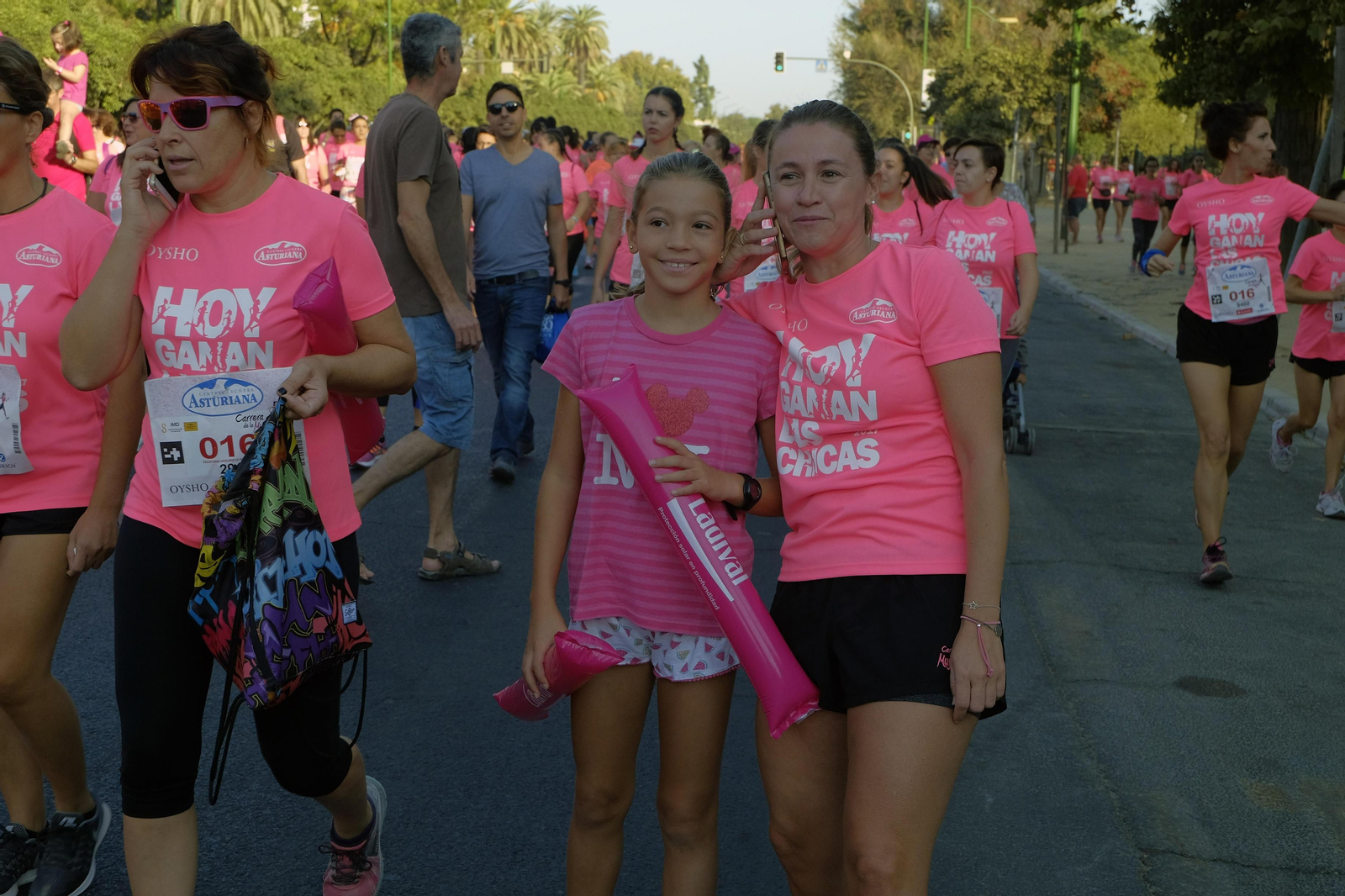 Las imágenes de la suspendida Carrera de la Mujer