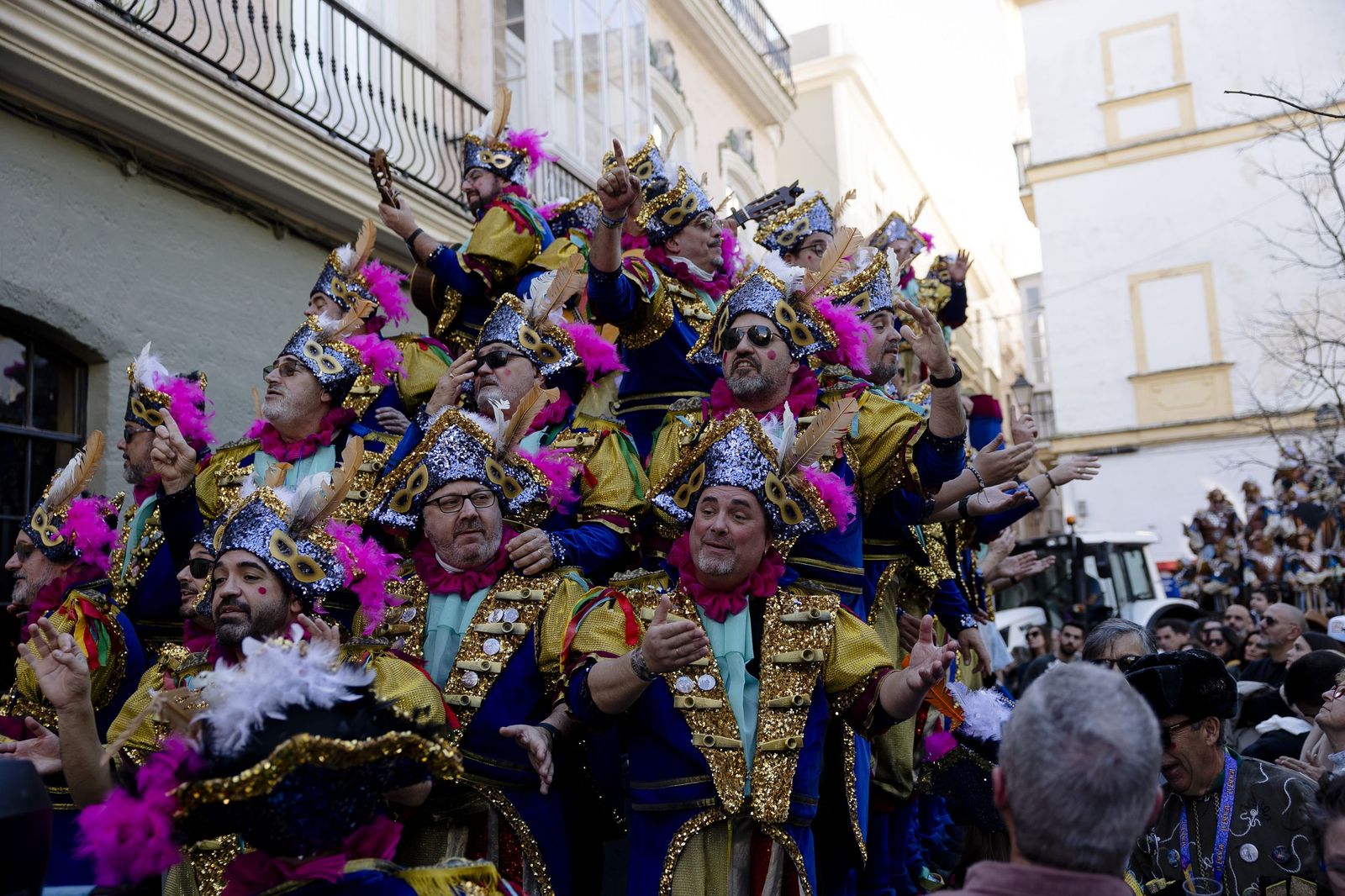 Las imágenes del segundo sábado de Carnaval de Cádiz 2026: Carruseles de coros