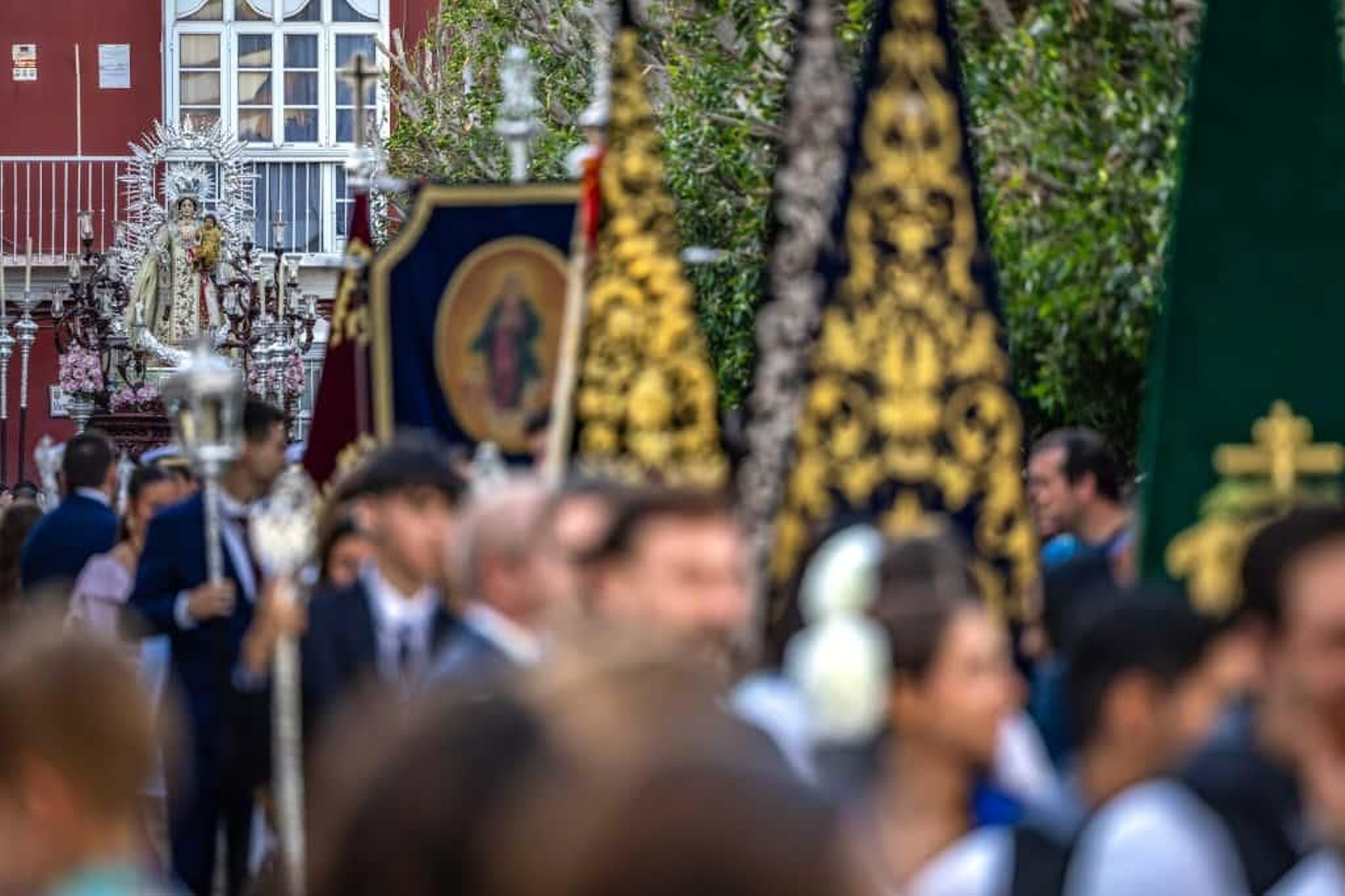 Procesión de la Virgen de las Mercedes en San Fernando: las imágenes