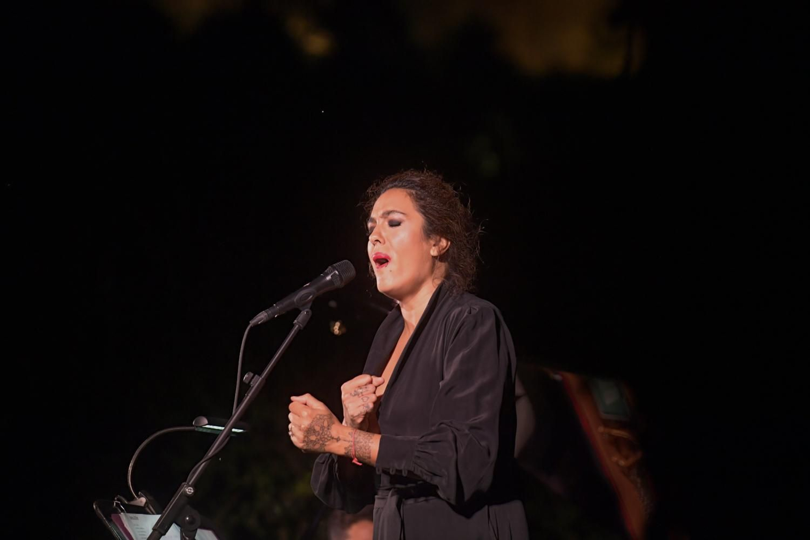 Alba Molina en un concierto